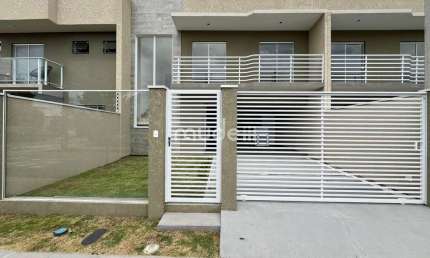 Sobrado novo no bairro Cidade Jardim - São José dos Pinhais