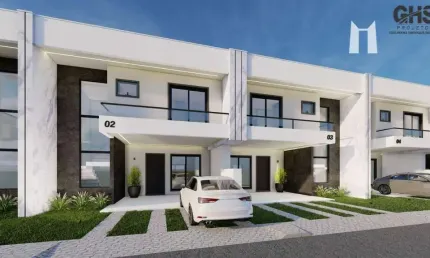 Sobrado com 3 dormitórios à venda, 137 m² por R$ 780.000,00 - Loteamento São José - Campo Largo/PR