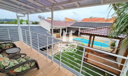 Sobrado com 5 dormitórios à venda, 380 m² por R$ 1.150.000,00 - Loteamento Itaboa - Campo Largo/PR