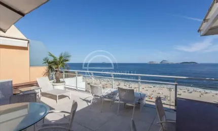 Luxuosa Cobertura à Venda em Ipanema, Rio de Janeiro-RJ: 4 Quartos, 3 Suítes, 6 Banheiros, 3 Vagas, 730m².