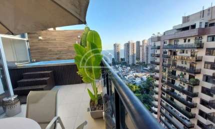 COBERTURA DUPLEX DE 3 QUARTOS/ 2 SUÍTES Á VENDA - BARRA DA TIJUCA - ABM - SOL DE MARAPENDI