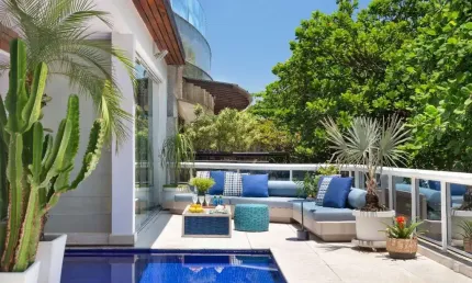 Cobertura de 4 quartos á venda - barra da tijuca - jardim oceanico