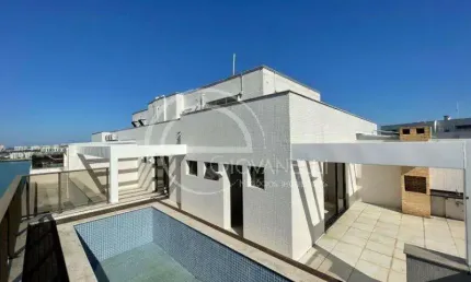 Cobertura à venda na Barra da Tijuca - Rio de Janeiro: 5 quartos, 5 suítes, 2 salas, 7 banheiros, 3 vagas. Luxo e conforto em 326,26m².