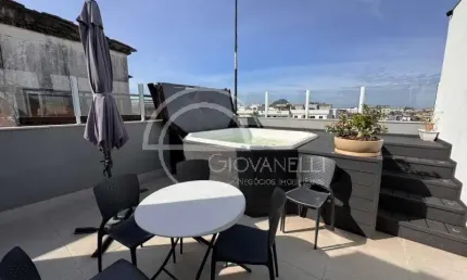 Cobertura de 5 quartos à venda no recreio dos bandeirantes, rio de janeiro: 190m², 1 suíte, 3 banheiros e 2 vagas na garagem!