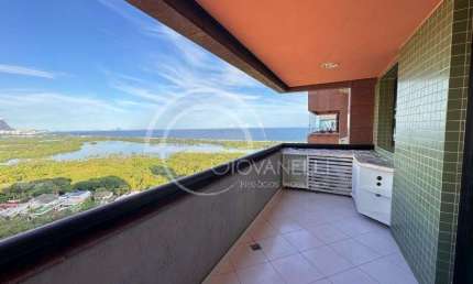 Apartamento à venda na Barra da Tijuca, Rio de Janeiro-RJ: 2 quartos, 1 suíte, 2 salas, 2 banheiros, 2 vagas de garagem, 90m².