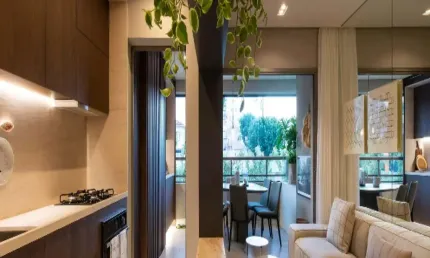 Apartamento à venda no brooklin, são paulo - sp: 2 quartos, 1 suíte, 3 banheiros, 1 vaga, 6.365m² de área.