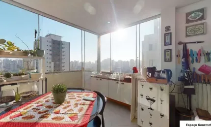 Cobertura Duplex na Saúde, 110 metros com 3 quartos e 1 vaga, Residencial dos Alamos