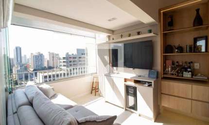 Apartamento à Venda - Chácara Santo Antonio, 1 Quarto,  61 m2