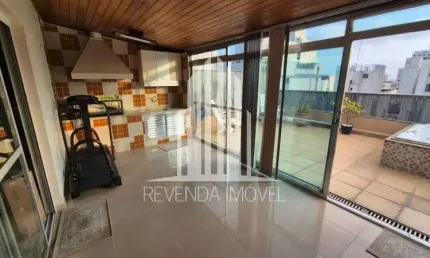 Cobertura moderna de 3 quartos na vila mariana com 217m², 2 vagas - são paulo-sp