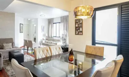 APARTAMENTO DE 120M² COM 3 DORMITÓRIOS (1 SUÍTE), 4 BANHEIROS E 3 VAGAS Á VENDA EM PINHEIROS APARTAM