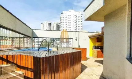 Cobertura à venda no Jardins de Lagamar Morumbi de 160m² com 2 dormitórios e 2 vagas de garagem Cobe
