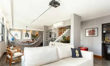 Apartamento duplex em Perdizes, 220 m² com 3 dormitórios e 2 vagas Condomínio Rossi Tagipuruo na Bar