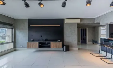 Condomínio elza maria, pinheiros - apartamento de 92m² com 1 dormitório, 2 banheiros e escritorio