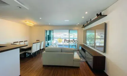 Apartamento com 3 dormitórios para alugar, 133 m² por r$ 7.876,18/mês - vila dayse - são bernardo do campo/sp
