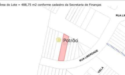 Terreno à venda na Rua Liberdade, Vila Baeta Neves, São Bernardo do Campo