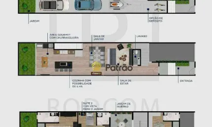 Sobrado com 3 dormitórios à venda, 279 m² por R$ 1.380.000,00 - Santa Maria - São Caetano do Sul/SP