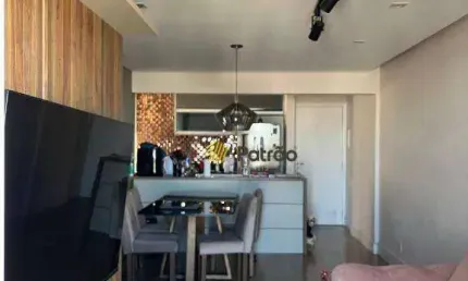 Apartamento com 2 dormitórios para alugar, 70 m² por R$ 3.436,00/mês - Vila Valparaíso - Santo André/SP