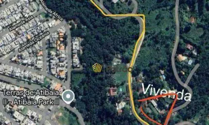 Terreno à venda, 3517 m² por r$ 400.000,00 - rio abaixo - atibaia/sp
