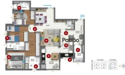 Vitra Patriani com 3 suítes e 2 vagas à venda, 110 m² por R$ 1.499.000 - Jardim do Mar - São Bernardo do Campo/SP