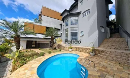 Casa com 4 dormitórios à venda, 511 m² por r$ 4.000.000,00 - swiss park - são bernardo do campo/sp