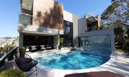 Casa com 5 dormitórios à venda, 561 m² por r$ 9.000.000,00 - swiss park - são bernardo do campo/sp