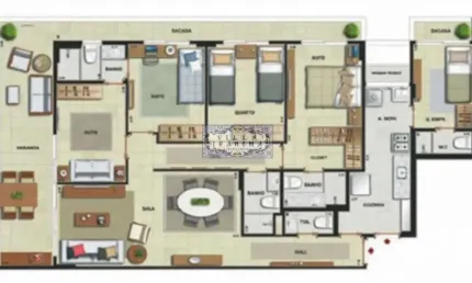 Apartamento com 4 quartos à venda na Rua Pinheiro Guimarães, Botafogo, Rio de Janeiro, 130 m2 por R$ 1.835.000