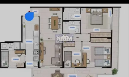 Apartamento com 3 quartos à venda na Rua Visconde de Silva, Botafogo, Rio de Janeiro, 102 m2 por R$ 1.392.000
