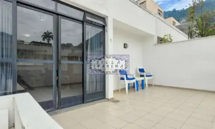 Casa em condomínio fechado com 4 quartos à venda na rua mário pederneiras, humaitá, rio de janeiro, 200 m2 por r$ 1.880.000