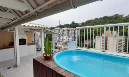 Cobertura com 3 quartos à venda na Rua Doutor Mário Viana, Santa Rosa, Niterói, 228 m2 por R$ 790.000