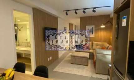 Loft com 1 quarto à venda na Rua Henrique Oswald, Copacabana, Rio de Janeiro, 46 m2 por R$ 940.000