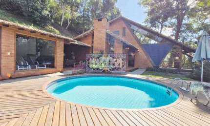Casa em condomínio fechado com 5 quartos à venda na Rua Carvalho Júnior, s/n, Corrêas, Petrópolis, 300 m2 por R$ 1.790.000