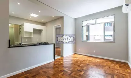 Apartamento com 1 quarto à venda na Avenida Bartolomeu Mitre, Leblon, Rio de Janeiro, 47 m2 por R$ 920.000