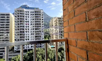 Apartamento com 1 quarto para alugar na Rua do Humaitá, Humaitá, Rio de Janeiro, 42 m2 por R$ 3.500