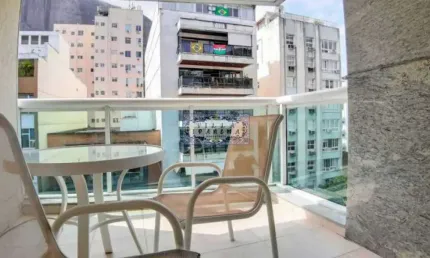 Flat com 1 quarto à venda na Rua Custódio Serrão, Lagoa, Rio de Janeiro, 60 m2 por R$ 1.050.000