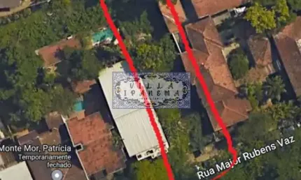 Terreno à venda na Rua Major Rúbens Vaz, Gávea, Rio de Janeiro, 360 m2 por R$ 3.900.000
