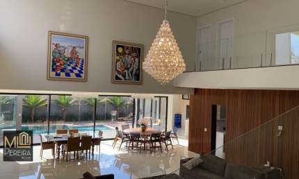 Casa em condomínio fechado com 4 quartos à venda na Avenida Heráclito Fontoura Sobral Pinto, Condomínio Guaporé, Ribeirão Preto