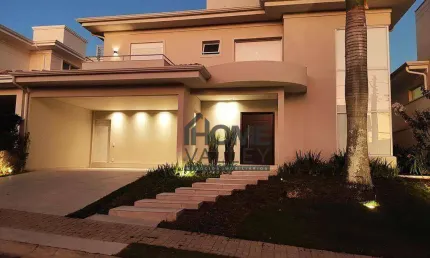 Casa com 3 dormitórios à venda, 280 m² por r$ 3.300.000,00 - condomínio reserva das palmeiras - valinhos/sp
