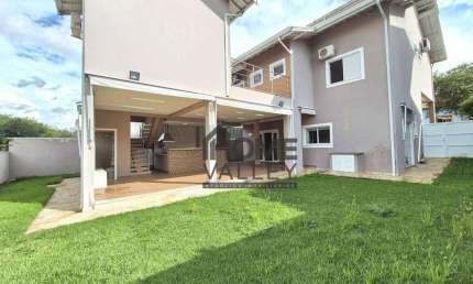 Excelente casa com 4 quartos, todos suítes, à venda no Condomínio Terras do Caribe, Valinhos