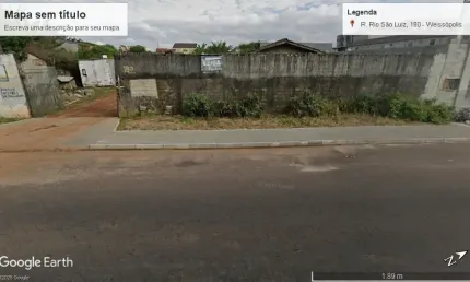 Terreno comercial à venda na Rua Rio São Luiz, 180, Weissópolis, Pinhais