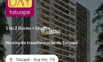 Apartamento à venda, 2 quartos, tatuapé - são paulo/sp