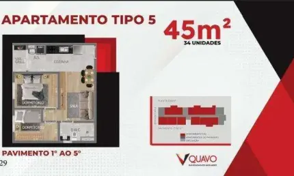 Apartamento à venda, 2 quartos, 1 vaga, Vila Fernandes - São Paulo/SP
