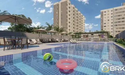 Apartamentos com 2 Dormitórios, Varanda, Vaga e Lazer Clube Completo!