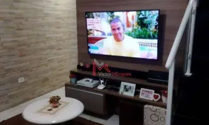 Casa com 2 dormitórios à venda, 55 m² por R$ 345.000,00 - Tude Bastos (Sítio do Campo) - Praia Grande/SP
