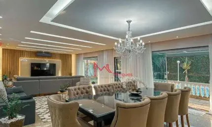 Casa com 3 dormitórios à venda, 350 m² por r$ 4.200.000,00 - canto do forte - praia grande/sp