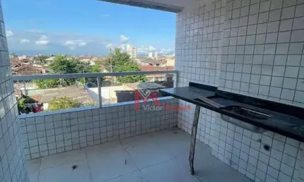Apartamento com 2 dormitórios à venda, 67 m² por r$ 350.000,00 - vila assunção - praia grande/sp