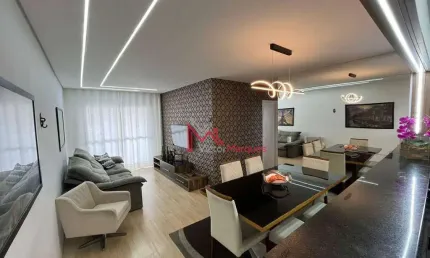 Apartamento mobiliado com 3 dormitórios, sendo 1 suíte à venda, 100 m² por r$ 870.000 - praia das astúrias - guarujá/sp