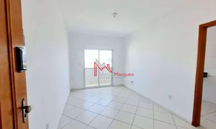 Apartamento com 2 dormitórios, sendo 1 suíte à venda, 60 m² por R$ 410.000 - Guilhermina - Praia Grande/SP