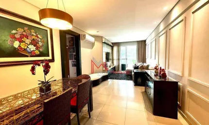 Apartamento com 3 dormitórios à venda, 125 m² por r$ 895.000,00 - canto do forte - praia grande/sp