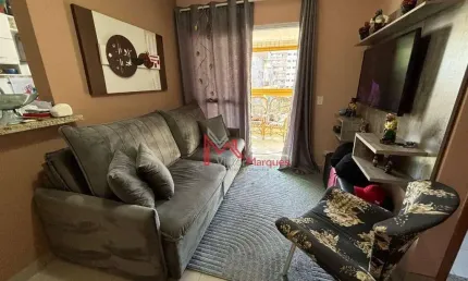 Apartamento com 1 dormitório à venda, 45 m² por r$ 360.000,00 - tupi - praia grande/sp