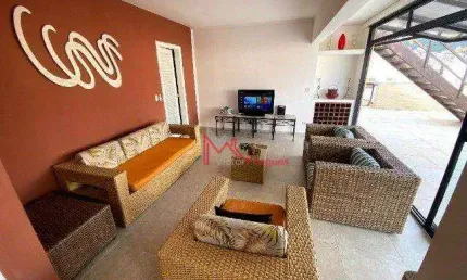 Apartamento com 4 dormitórios, sendo 2 suítes à venda, 285 m² por R$ 620.000 - Jardim Virginia - Guarujá/SP